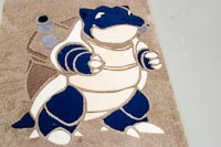 Teppich mit Comicfigur "Turtel"