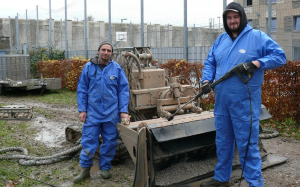 Gefängnismauer saniert Gefängnismauer saniert