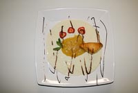Angerichtete Nachspeise Angerichtete Nachspeise