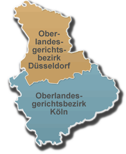Oberlandesgerichtsbezirke Düsseldorf und Köln