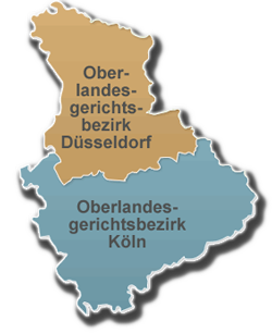 Oberlandesgerichtsbezirke Düsseldorf und Köln Oberlandesgerichtsbezirke Düsseldorf und Köln